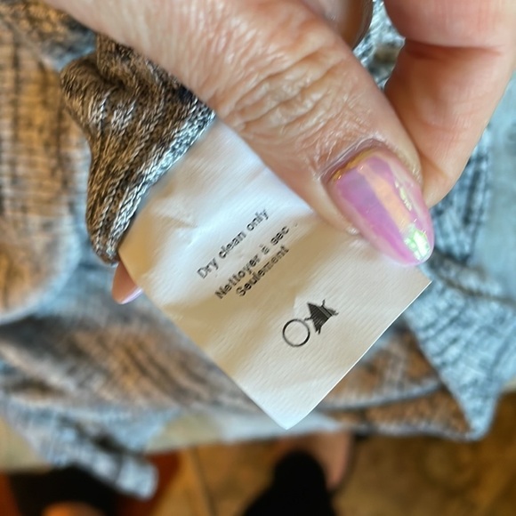 ASTR The Label Grey Cowl Neck Long Sleeve Tunic Lightweight Sweater Top Medium - Picture 10 of 12